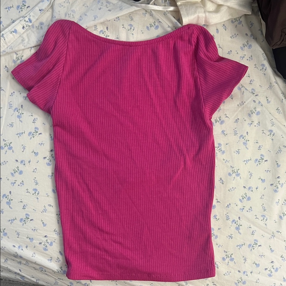 Backless Pink Women's Top